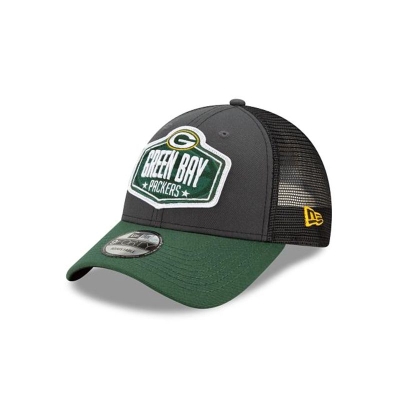 Green Bay Packers Gorra | New Era NFL Draft 9forty Adjustable Cap Mexico - Grises